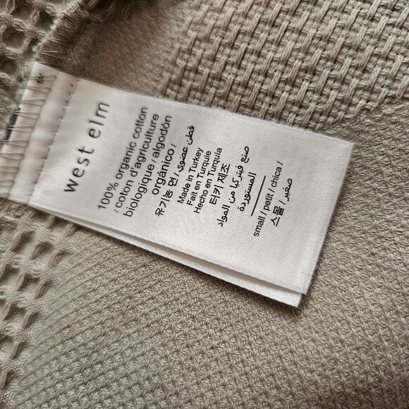 Elegant Gray Women's Robe - Picture 6 of 10